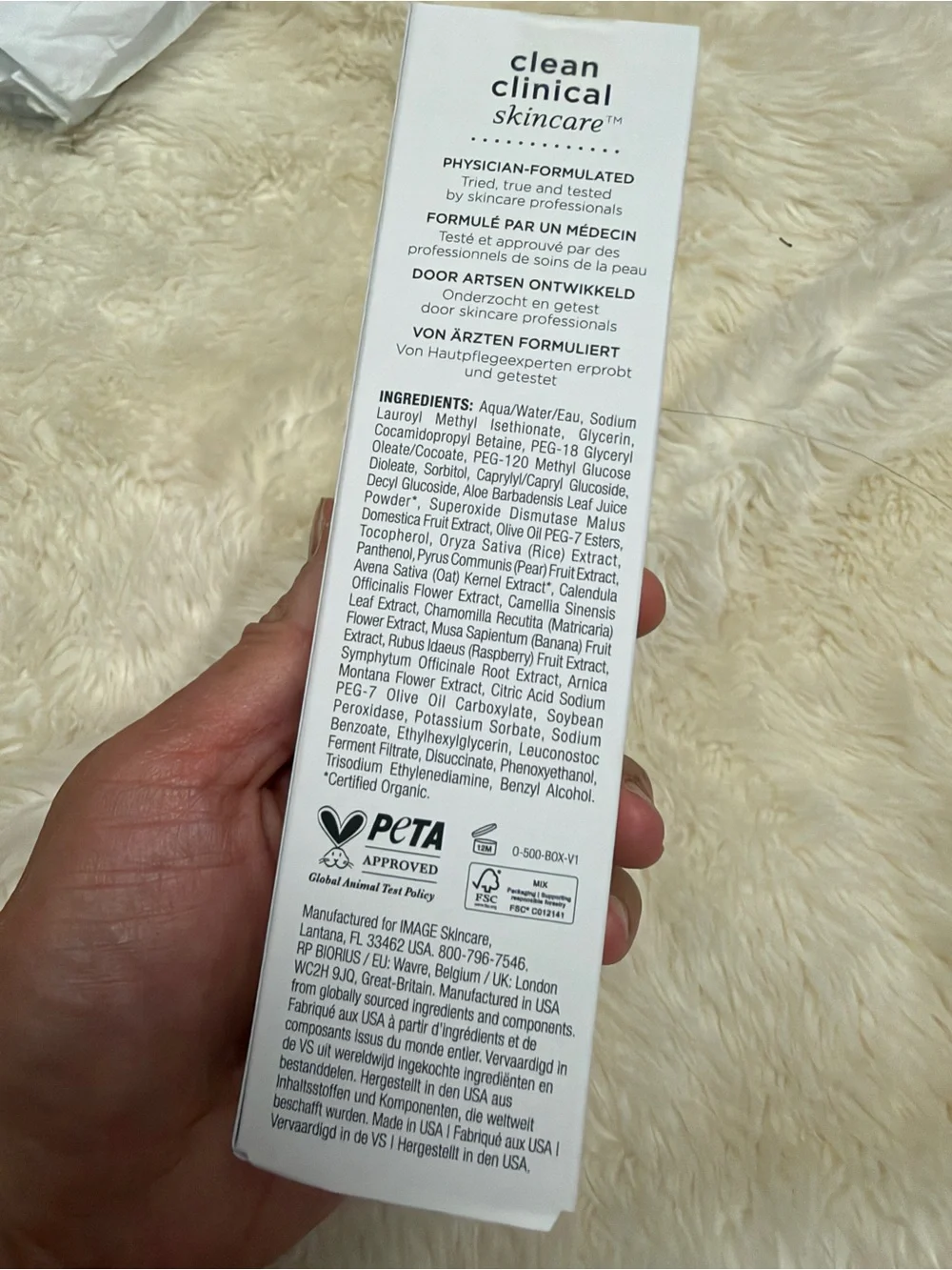 IMAGE Skincare ORMEDIC Balancing Facial Cleanser in a 6 fl oz (177 mL) size